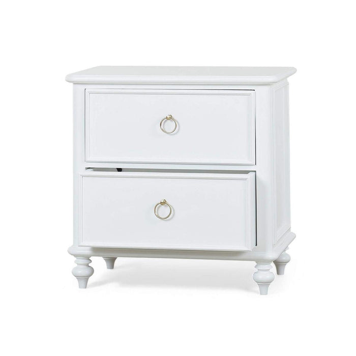 Bramble - Savannah 2 Drawer Bedside Table in Architectural White - 29173HRW----LDT - GreatFurnitureDeal