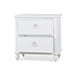 Bramble - Savannah 2 Drawer Bedside Table in Architectural White - 29173HRW----LDT - GreatFurnitureDeal