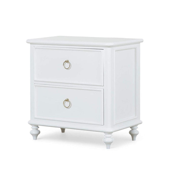 Bramble - Savannah 2 Drawer Bedside Table in Architectural White - 29173HRW----LDT - GreatFurnitureDeal