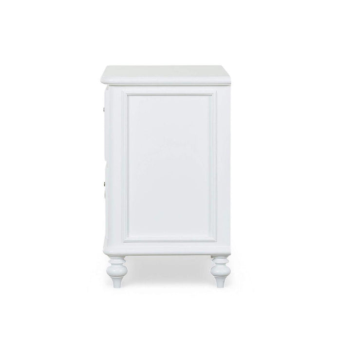 Bramble - Savannah 2 Drawer Bedside Table in Architectural White - 29173HRW----LDT - GreatFurnitureDeal