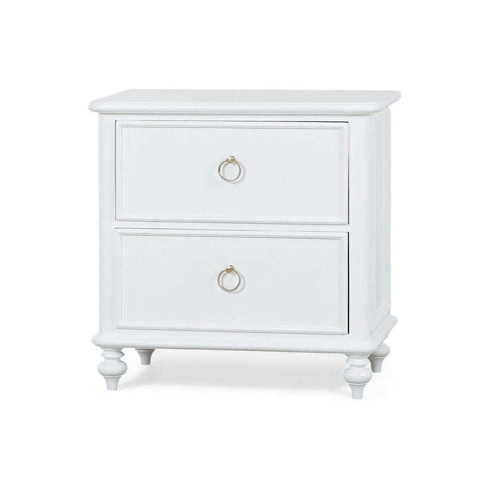 Bramble - Savannah 2 Drawer Bedside Table in Architectural White - 29173HRW----LDT - GreatFurnitureDeal