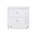 Bramble - Savannah 2 Drawer Bedside Table in Architectural White - 29173HRW----LDT - GreatFurnitureDeal