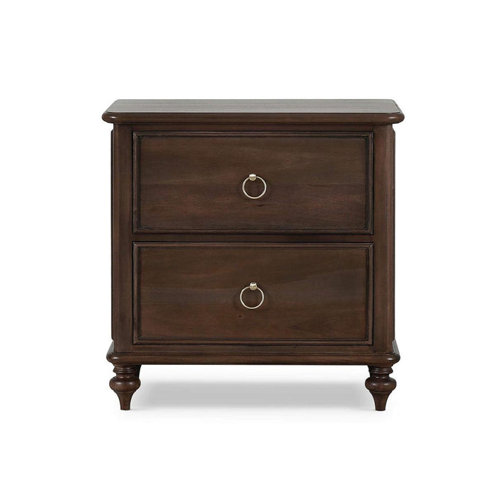 Bramble - Savannah 2 Drawer Bedside Table in Walnut - 29173WLT-----