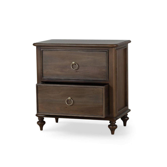 Bramble - Savannah 2 Drawer Bedside Table in Walnut - 29173WLT-----
