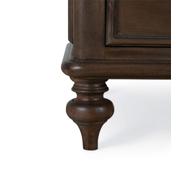 Bramble - Savannah 2 Drawer Bedside Table in Walnut - 29173WLT-----