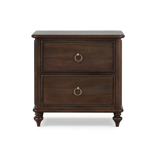 Bramble - Savannah 2 Drawer Bedside Table - BR-29173 - GreatFurnitureDeal