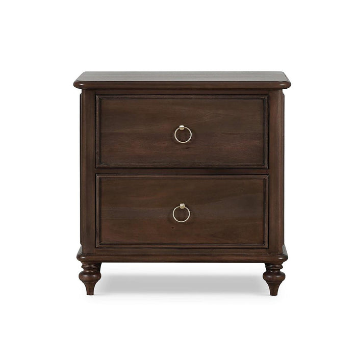 Bramble - Savannah 2 Drawer Bedside Table - BR-29173 - GreatFurnitureDeal