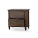 Bramble - Savannah 2 Drawer Bedside Table - BR-29173 - GreatFurnitureDeal
