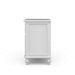 Bramble - Savannah Bedside Table w/ Open Shelf in Architectural White - 29174HRW----LDT - GreatFurnitureDeal