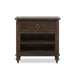 Bramble - Savannah Bedside Table w/ Open Shelf in Walnut - 29174WLT----- - GreatFurnitureDeal
