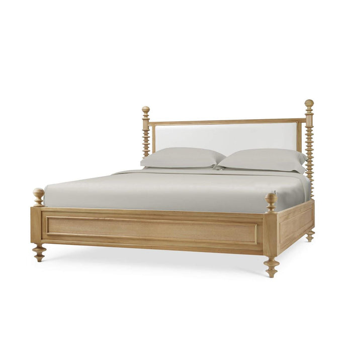 Bramble - Milano Upholstered Bed King Adjustable Posters- BR-29176 - GreatFurnitureDeal