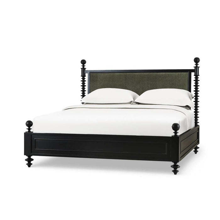 Bramble - Milano Upholstered Bed King Adjustable Posters- BR-29176 - GreatFurnitureDeal