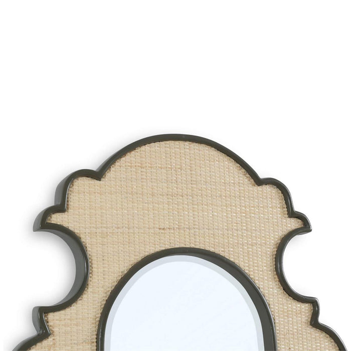 Bramble - Lotus Mirror w/ Inset Rattan - BR-29182 - GreatFurnitureDeal
