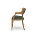 Bramble - Linea Dining Chair w/ Arms & Rattan Back - BR-29191 - GreatFurnitureDeal