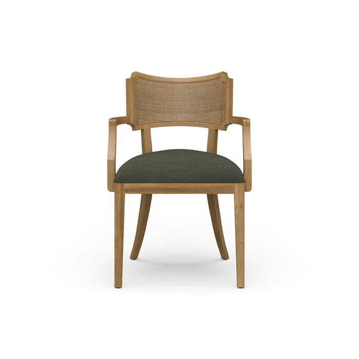Bramble - Linea Dining Chair w/ Arms & Rattan Back - BR-29191 - GreatFurnitureDeal