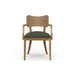Bramble - Linea Dining Chair w/ Arms & Rattan Back - BR-29191 - GreatFurnitureDeal