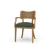 Bramble - Linea Dining Chair w/ Arms & Rattan Back - BR-29191 - GreatFurnitureDeal