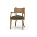 Bramble - Linea Dining Chair w/ Arms & Rattan Back - BR-29191 - GreatFurnitureDeal
