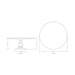 Bramble - Hayward Round Dining Table 72''- BR-29193 - GreatFurnitureDeal