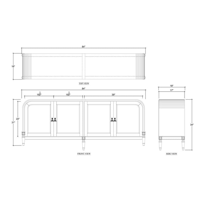 Bramble - Langford Sideboard - BR-29196 - GreatFurnitureDeal