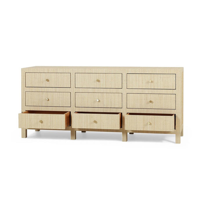 Bramble - Kagu 9 Drawer Dresser w/ Rattan - BR-29210 - GreatFurnitureDeal