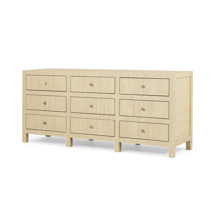 Bramble - Kagu 9 Drawer Dresser w/ Rattan - BR-29210 - GreatFurnitureDeal