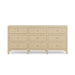 Bramble - Kagu 9 Drawer Dresser w/ Rattan - BR-29210 - GreatFurnitureDeal