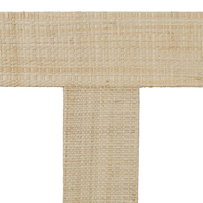 Bramble - Kagu Open Console Table Wrapped in Raw Raffia - 29233RFRW----- - GreatFurnitureDeal