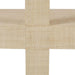 Bramble - Kagu Open Console Table Wrapped in Raw Raffia - 29233RFRW----- - GreatFurnitureDeal