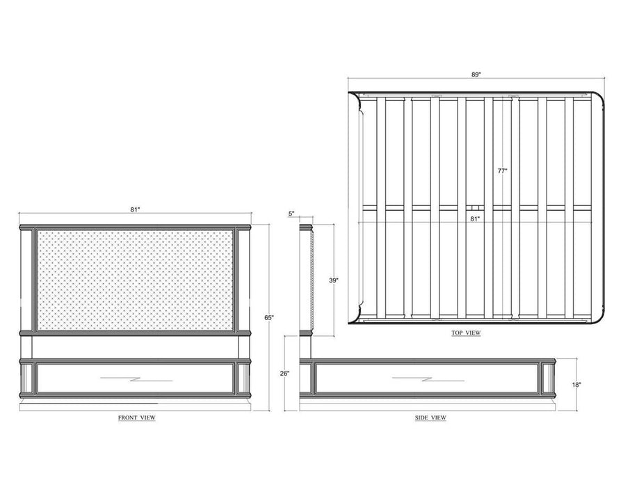 Bramble - Carmel King Bed - BR-29235 - GreatFurnitureDeal