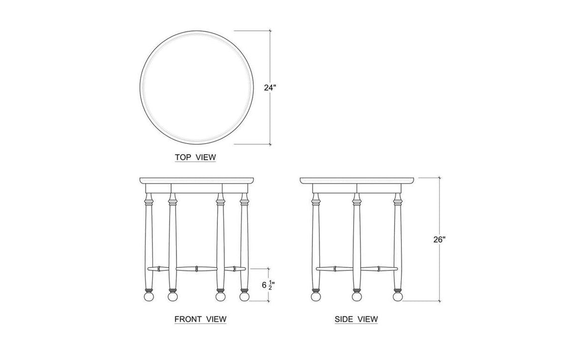 Bramble - Maison Round Side Table - BR-29238 - GreatFurnitureDeal