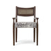 Bramble - Langford Dining Chair w/ Arms & Rattan Back - BR-29240 Set of 2 - GreatFurnitureDeal