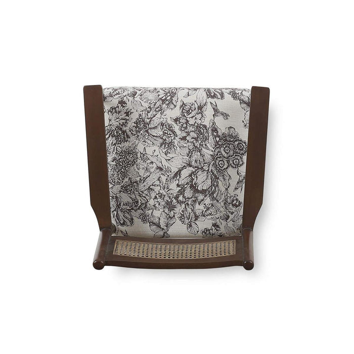 Bramble - Langford Dining Chair w/ Arms & Rattan Back - BR-29240 Set of 2 - GreatFurnitureDeal