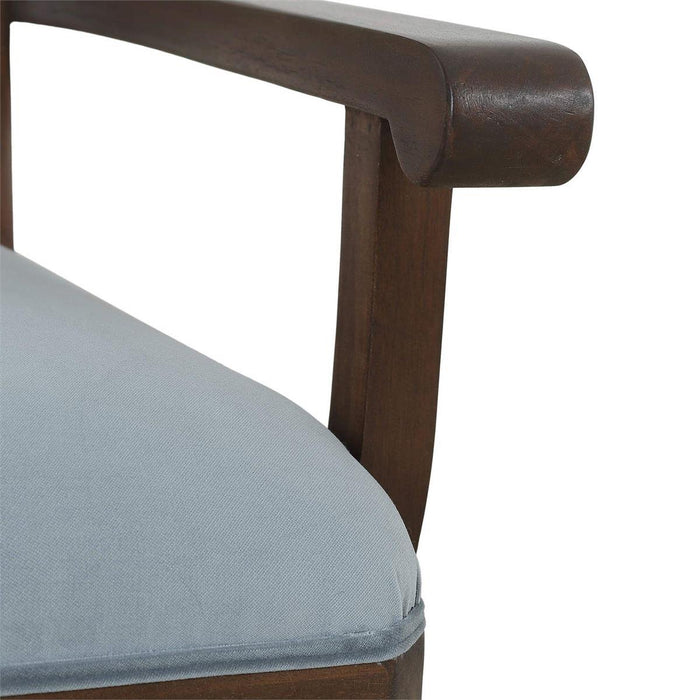 Bramble - Carmel Dining Chair w/ Arms & Rattan Back - BR-29249 Set of 2 - GreatFurnitureDeal