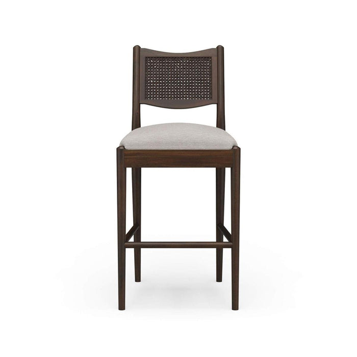 Bramble - Langford Counter Stool w/ Rattan Back - BR-29256 Set of 2