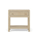 Bramble - Kagu Large1 Drawer Nightstand Wrapped in Raw Raffia - 29259RFRW----- - GreatFurnitureDeal