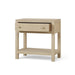 Bramble - Kagu Large1 Drawer Nightstand Wrapped in Raw Raffia - 29259RFRW----- - GreatFurnitureDeal
