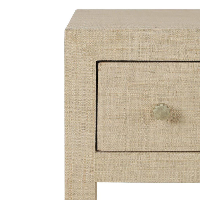 Bramble - Kagu Large 1 Drawer Nightstand w/ Raffia - BR-29259 - GreatFurnitureDeal