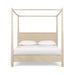 Bramble - Luna Canopy King Bed Wrapped in Raw Raffia - 29266RFRW----- - GreatFurnitureDeal