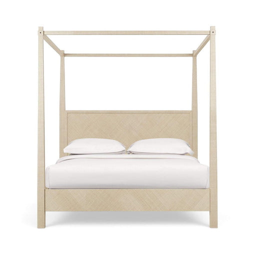 Bramble - Luna Canopy King Bed w/ Raffia - BR-29266 - GreatFurnitureDeal