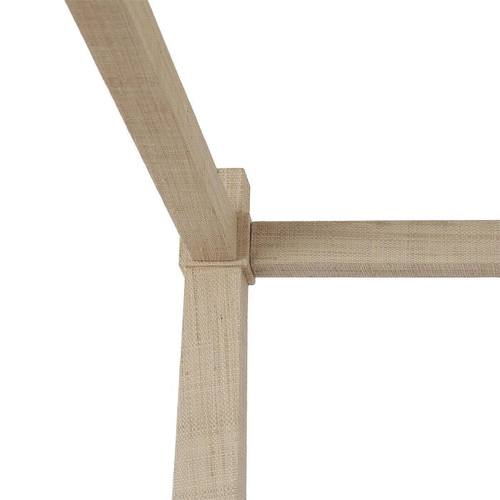 Bramble - Luna Canopy King Bed w/ Raffia - BR-29266 - GreatFurnitureDeal