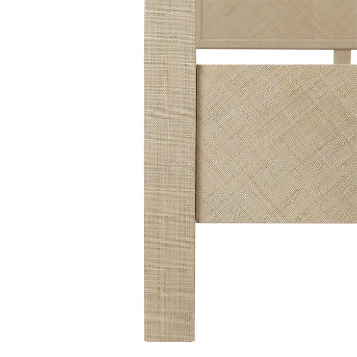 Bramble - Luna Canopy King Bed w/ Raffia - BR-29266 - GreatFurnitureDeal