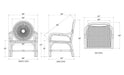 Bramble - Oceana Low Rattan Lounge Armchair - BR-29269 - GreatFurnitureDeal