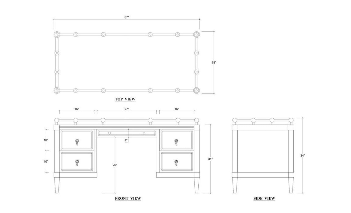 Bramble - Seraphine Desk - BR-29272 - GreatFurnitureDeal
