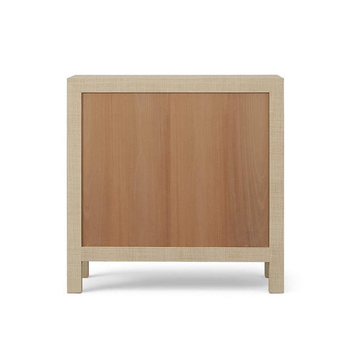Bramble - Kagu Large Bedside Table w/ 2 Drawers w/ Raffia - BR-29274 - GreatFurnitureDeal