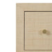 Bramble - Kagu Large Bedside Table w/ 2 Drawers w/ Raffia - BR-29274 - GreatFurnitureDeal