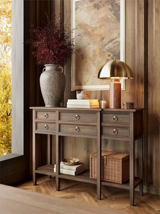 Bramble - Eton 6 Drawer Console Table - BR-29277 - GreatFurnitureDeal