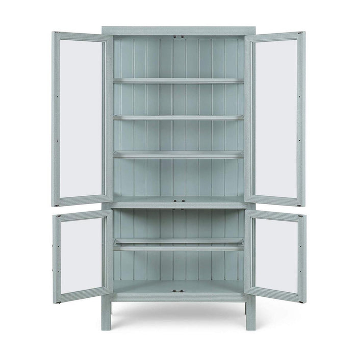 Bramble - Alto Display Cabinet w/ Rattan & Glass Shelves - BR-29280 - GreatFurnitureDeal