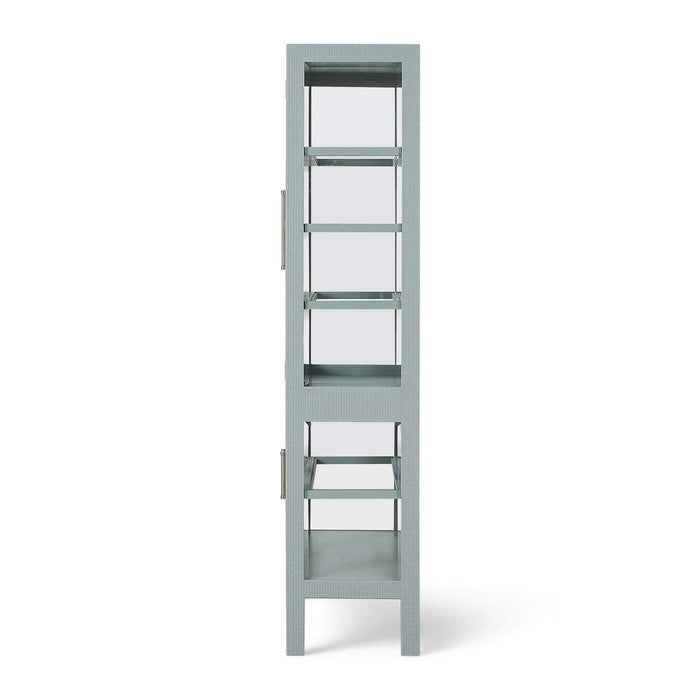 Bramble - Alto Display Cabinet w/ Rattan & Glass Shelves - BR-29280 - GreatFurnitureDeal
