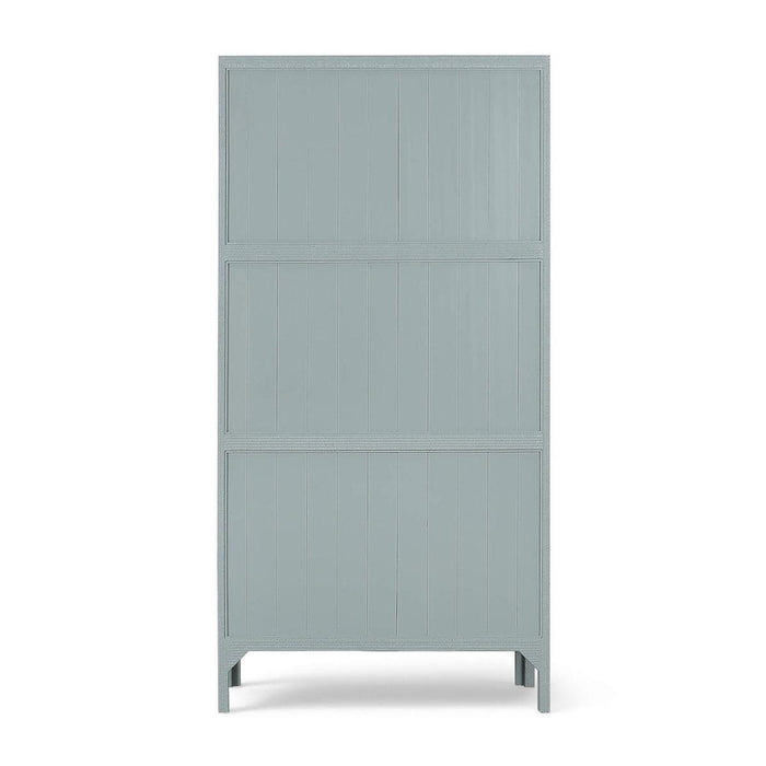 Bramble - Alto Display Cabinet w/ Rattan & Glass Shelves - BR-29280 - GreatFurnitureDeal